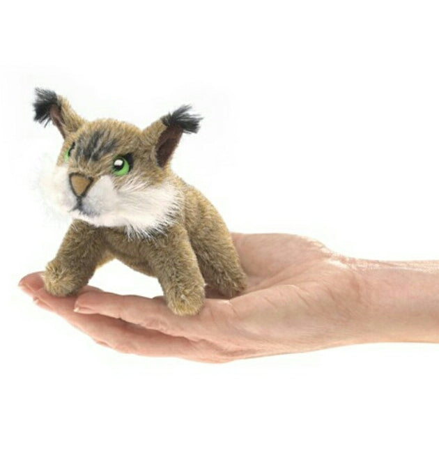 Mini Bobcat Folkmanis Puppet Puppets On the Pier