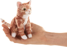 Load image into Gallery viewer, Mini Cat, Orange Tabby Folkmanis Puppet