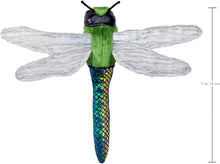 Load image into Gallery viewer, Mini Dragonfly Folkmanis Puppet, Green, Blue, White