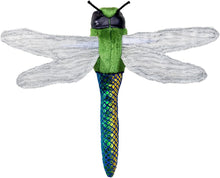Load image into Gallery viewer, Mini Dragonfly Folkmanis Puppet, Green, Blue, White