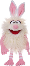 Load image into Gallery viewer, Living Puppets Furball 14-Inch Plush White Bunny Rabbit Hand Puppet