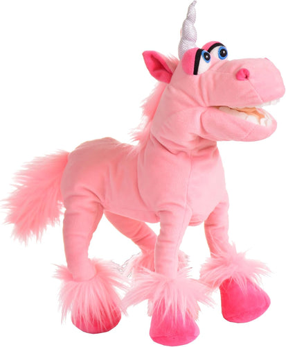 Living Puppets Spark 16-Inch Pink Unicorn Hand Puppet