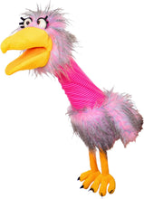 Load image into Gallery viewer, Living Puppets Loops 21-Inch Plush Pink Bird Hand Puppet