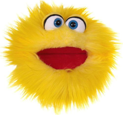 Living Puppets - Woo The 9-Inch Yellow Friendly Monster, Plush Hand Puppet