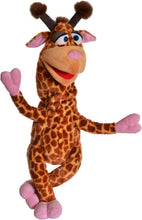 Load image into Gallery viewer, Living Puppets Smalls 21-Inch Plush Giraffe Hand Puppet