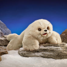 Load image into Gallery viewer, Seal, Harp Pup Folkmanis Puppet