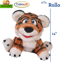 Load image into Gallery viewer, Living Puppets Rollo 16-Inch Tiger Cub Hand Puppet