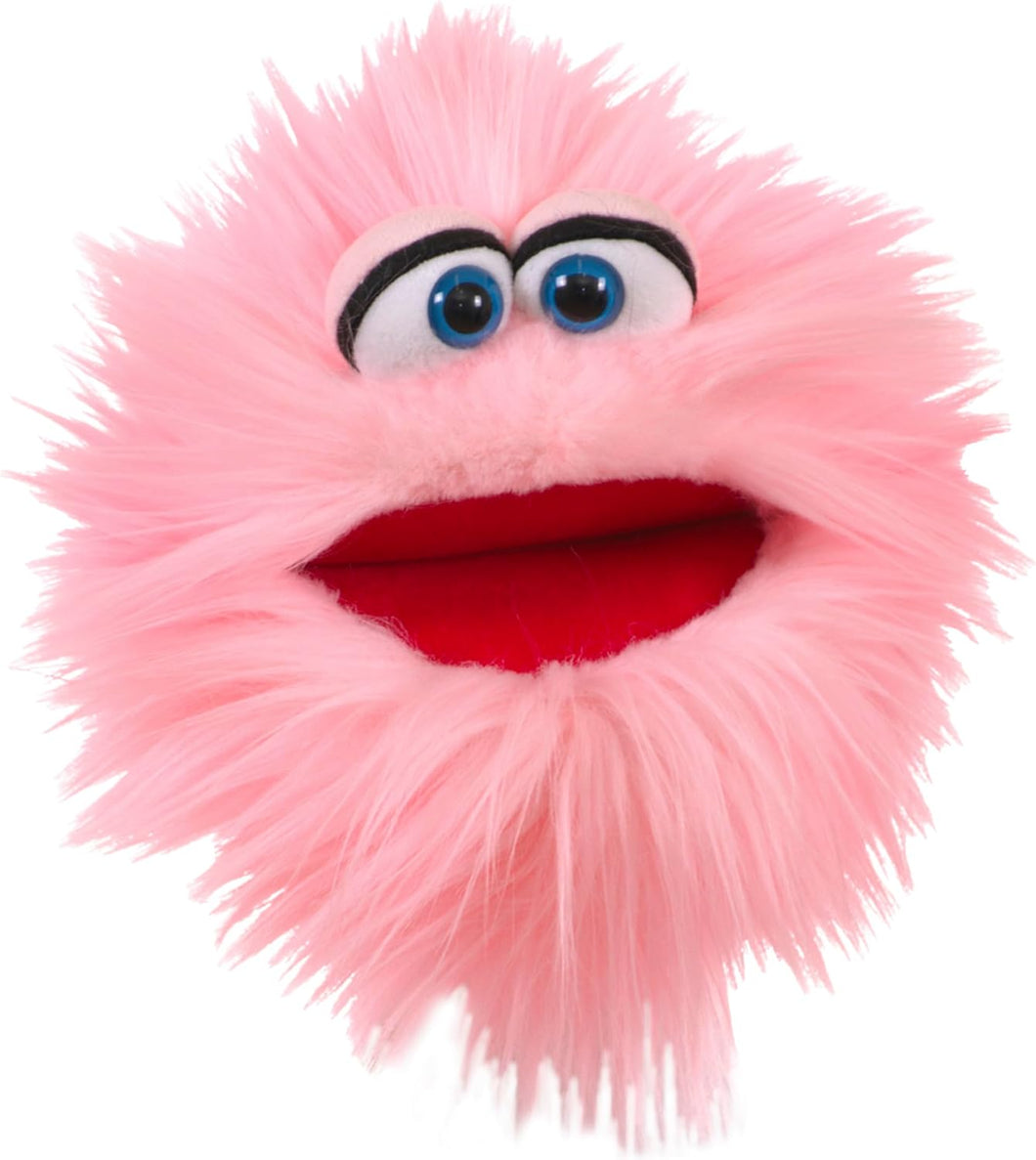 Living Puppets - Pinky The 9-Inch Pink Friendly Monster, Plush Hand Puppet