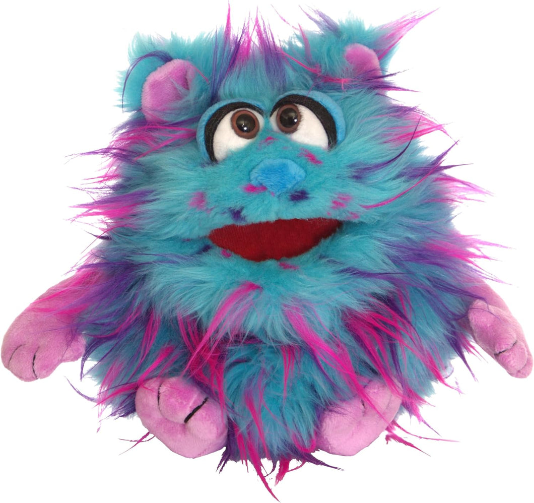 Living Puppets - Beep The 9-Inch Blue Friendly Monster, Plush Hand Puppet
