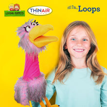 Load image into Gallery viewer, Living Puppets Loops 21-Inch Plush Pink Bird Hand Puppet