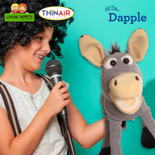 Load image into Gallery viewer, Living Puppets  Dapple 19-Inch Plush Donkey Hand Puppet