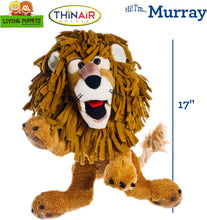 Load image into Gallery viewer, Living Puppets Murray 17-Inch Lion Hand Puppet