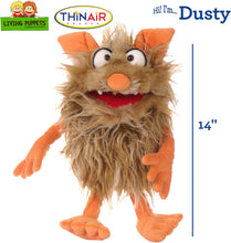 Load image into Gallery viewer, Living Puppets Dusty 14-Inch Friendly Monster Hand Puppet