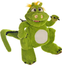 Load image into Gallery viewer, Living Puppets Toots 14-Inch Big Green Dragon Hand Puppet