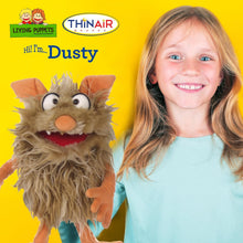 Load image into Gallery viewer, Living Puppets Dusty 14-Inch Friendly Monster Hand Puppet