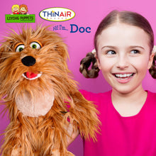 Load image into Gallery viewer, Living Puppets Doc 20-Inch Plush Big Puppy Dog Hand Puppet