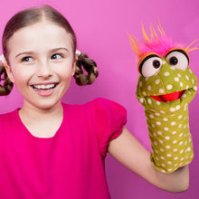 Load image into Gallery viewer, Living Puppets - Shesha Sock Puppet – 10 Inch Plush Hand Puppet