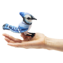 Load image into Gallery viewer, Mini Jay, Blue Folkmanis Puppet
