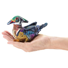 Load image into Gallery viewer, Mini Duck, Wood Folkmanis Puppet