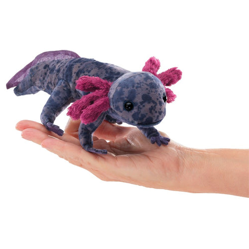 Black Axolotl Folkmanis Puppet