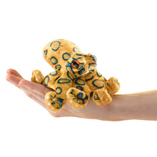 Load image into Gallery viewer, Mini Octopus, Blue-Ringed Folkmanis Puppet