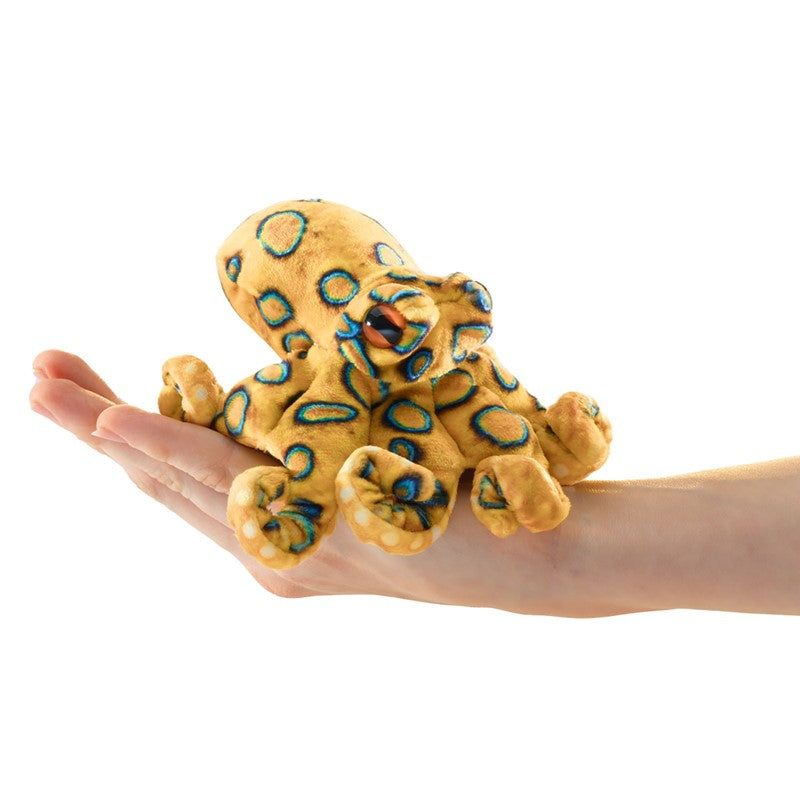 Mini Octopus, Blue-Ringed Folkmanis Puppet