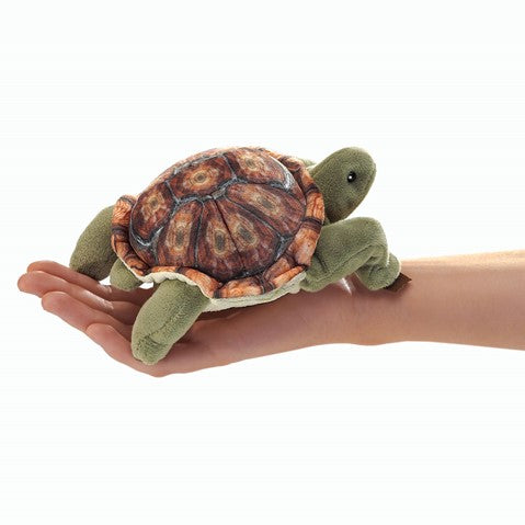 Mini Tortoise Folkmanis Puppet