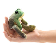 Load image into Gallery viewer, Mini Frog, Sitting  Folkmanis Puppet