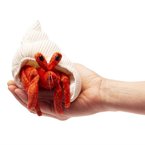 Mini Crab, Hermit Folkmanis Puppet