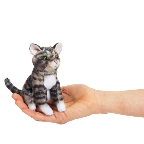 Mini Cat, Tabby  Folkmanis Puppet