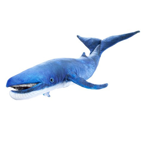 Whale, Blue Folkmanis Puppet