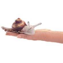Load image into Gallery viewer, Mini Snail Folkmanis Puppet
