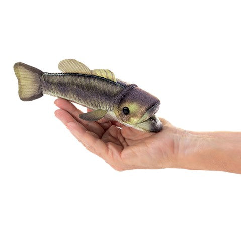 Mini Bass, Largemouth Folkmanis Puppet