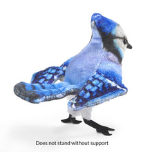 Load image into Gallery viewer, Mini Jay, Blue Folkmanis Puppet