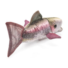 Load image into Gallery viewer, Mini Trout, Rainbow Folkmanis Puppet