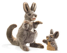 Load image into Gallery viewer, Kangaroo with Joey Folkmanis Puppet