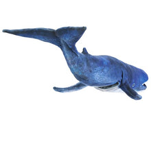 Load image into Gallery viewer, Whale, Blue Folkmanis Puppet