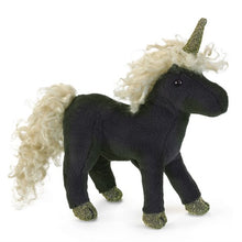 Load image into Gallery viewer, Mini Unicorn, Black Folkmanis Puppet