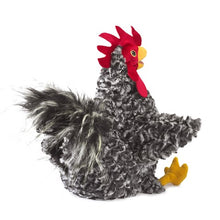 Load image into Gallery viewer, Rooster, Barred Rock Folkmanis Puppet