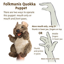 Load image into Gallery viewer, Quokka Folkmanis Puppet