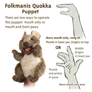 Quokka Folkmanis Puppet