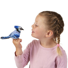 Load image into Gallery viewer, Mini Jay, Blue Folkmanis Puppet