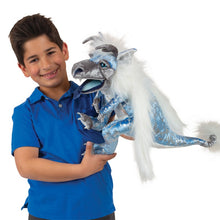 Load image into Gallery viewer, Dragon, Ice Folkmanis Puppet