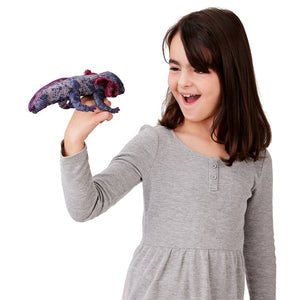 Black Axolotl Folkmanis Puppet