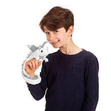 Load image into Gallery viewer, Dragon Wristlet, Pearl Folkmanis Puppet