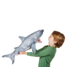 Load image into Gallery viewer, Shark, Great White Folkmanis Puppet