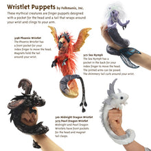 Load image into Gallery viewer, Dragon Wristlet, Midnight Folkmanis Puppet