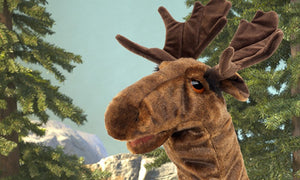 Moose Stage Folkmanis Puppet