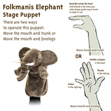 Load image into Gallery viewer, Elephant Stage Folkmanis Puppet