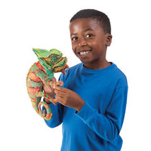 Load image into Gallery viewer, Small Chameleon Folkmanis Puppet
